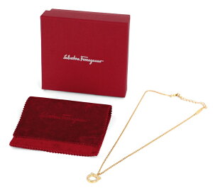 SALVATORE FERRAGAMO T@g[EtFK GANCHINI CRYSTAL LARGE NECKLACE K`jNX^[WlbNX HE&SHE [] fB[X  q 76 0132 0696656