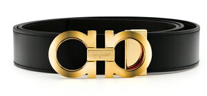 SALVATORE FERRAGAMO �T�����@�g�[���E�t�F���K�� GANCHINI DOUBLE-FACED �x���g �K���`�[�j���ʃx���g ���o�[�V�u�� HE&SHE [��������] ���j�Z�b�N�X �����Y ���f�B�[�X 67 5542 0586940