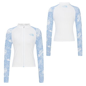 m[XtFCX THE NORTH FACE KOREA yKiz 25SS E[}EG[r[vgbVK[h W'S WAVEY PRINT RASHGUARD fB[X  q Xg[g JWA bVK[h V EH[