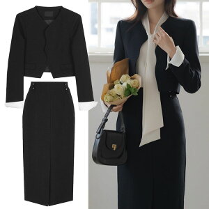 SUITROOM �X�[�c���[�� ELLIE PEARL BUTTON H-LINE TWEED SET-UP 2�F �G���[�p�[���{�^��H���C���c�C�[�h�Z�b�g�A�b�v ���f�B�[�X ���� ���q ���炵���A�b�v ���� �t�F�~�j�� ���u���[ �f�C���[ �W���P�b�g
