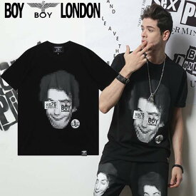 【ボーイロンドン】 BOYLONDON KOREA ビックシルエット オーバーサイズ オーバーフィット ユニセックス ストリート ファンキー 半袖Tシャツ B52TS17U89