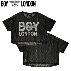 HE&SHE [送料無料] 【ボーイロンドン】 BOYLONDON KOREA ビックシルエット オーバーサイズ オーバーフィット レディース ストリート ファンキー クロップ メッシュ 半袖Tシャツ B42TS73F89