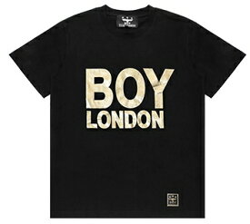 HE&SHE[ボーイロンドン]BOYLONDON KOREA[送料無料]ゴールドベーシックロゴboylondon tシャツ B82TS1001U99