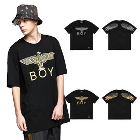 HE&SHE [送料無料] 【ボーイロンドン】 BOYLONDON KOREA ビックシルエット オーバーサイズ オーバーフィット ユニセックス ストリート ファンキー 半袖Tシャツ B92TS1007U