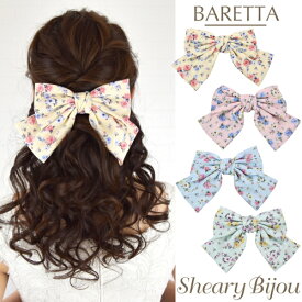 楽天市場 花柄 バレッタ ヘアアクセサリー レディースジュエリー アクセサリー ジュエリー アクセサリーの通販
