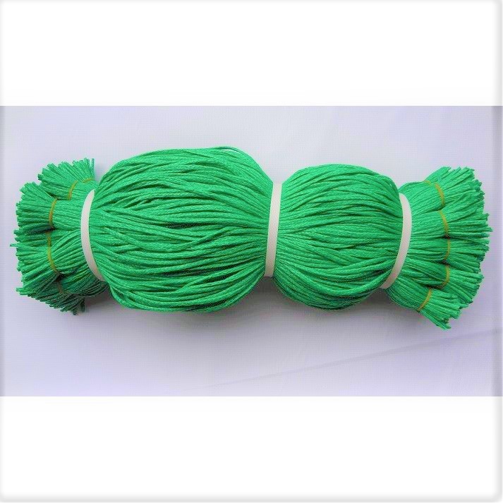 シート紐（緑色）60cm（5,000本入)　足場シート用組ひも　組紐