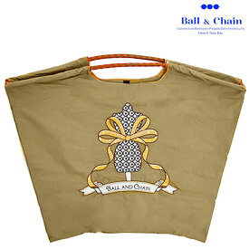 【送料無料】【即納】 Ball＆Chain ボールアンドチェーン 正規品 Torso Lサイズ バッグ エコバッグ トートバッグ 刺繍 ギフト Ball and Chain ball&chain hideaki mihara 301150