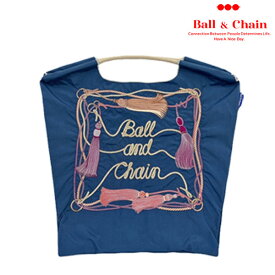 【送料無料】【即納】 Ball＆Chain ボールアンドチェーン 正規品 Strawberry cake Tassels Mサイズ バッグ エコバッグ トートバッグ 刺繍 ギフト A4 bcom2 301043 301044