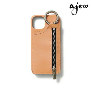 �y���[�z �yiPhone�Ή��z �G�W���[ ajew cadenas leather zipphone case ���U�[ �{�v ���v iPhone16 15 14 13 pro �P�[�X ���K���� �J�[�h���[ aj02-005
