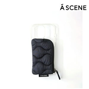 y[zyiPhoneΉz G[V[ A SCENE Quilt clear case LgNAP[X iPhone16 iPhone15 14 pro K  Mtg ajew GW[ as02-041