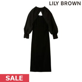 【限定P10倍】【SPRING SALE50%OFF】 【即納】 リリーブラウン LILY BROWN チャイナボレロsetドレス ワンピース 半袖 ロング丈 lwfo231168