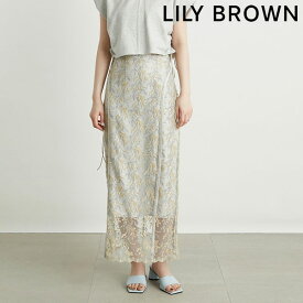 【期間限定 SALE10%OFF】 【即納】 リリーブラウン LILY BROWN ボトムス 24春夏 エンブロイダリーラインタイトスカート ロング丈 タイト lwfb242016 lwfs242018