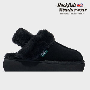 �y���[�z ���b�N�t�B�b�V�� �E�F�U�[�E�F�A�[ ROCKFISH Weatherwear �C CLOUDY FLATFORM FUR SLINGBACK ���[�g�� �T�{ ���� �M�t�g rf1shbd3fs003