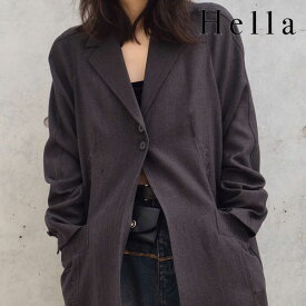 ヘラ Hella 24秋冬 DESIGN SLEEVE JK 9月下旬～10月中旬予約 アウター ミドル丈 ジャケット 長袖 h243-04 h243-17