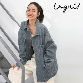 【SALE50%OFF】 【即納】 アングリッド ungrid 23winter ビッグシルエットカバーオール アウター Gジャン ミドル丈 ジャケット セットアップ setup 112340235901 112342415101 23秋冬