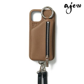 【即納】 【iPhone13シリーズ対応】エジュー ajew cadenas zipphone case shoulder iPhone ケース カバー iPhone13 iPhone13pro 13mini ac201900713 ギフト 定番 父の日