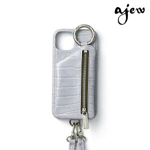 �y�݌Ɍ���SALE30%OFF�z�y���[�z�ypromax/plus�Ή��z �G�W���[ ajew cadenas croco zipphone case shoulder iPhone�P�[�X �X�}�z�P�[�X ac2022001max
