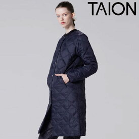 【SALE20%OFF】【即納】 タイオン TAION アウター シティ クルーネック ロングダウンコート ロング丈 長袖 防寒 ユニセックス w104bci-long