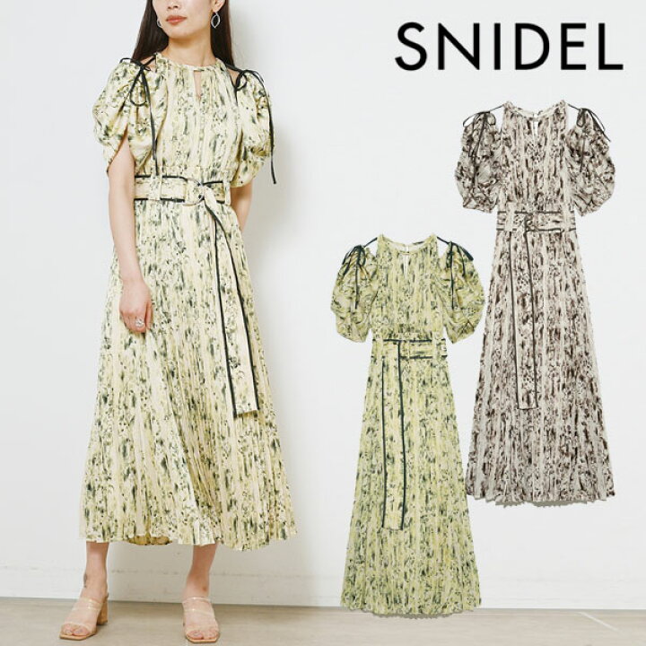 楽天市場 スナイデル Snidel 22spring 6月下旬 7月中旬予約 2wayボリュームスリーブプリントワンピース レディース ワンピース ロング丈 半袖 花柄 2way プリーツ フレア エレガント オフショル スタイルアップ 脚長効果 フラワー柄 Swfo She Her シーハー 楽天市場 スナイデル Snidel 22spring 6月下旬 7月中旬予約 2wayボリュームスリーブプリントワンピース レディース ワンピース ロング丈 半袖 花柄 2way プリーツ フレア エレガント オフショル スタイルアップ 脚長効果 フラワー柄 Swfo She Her シーハー