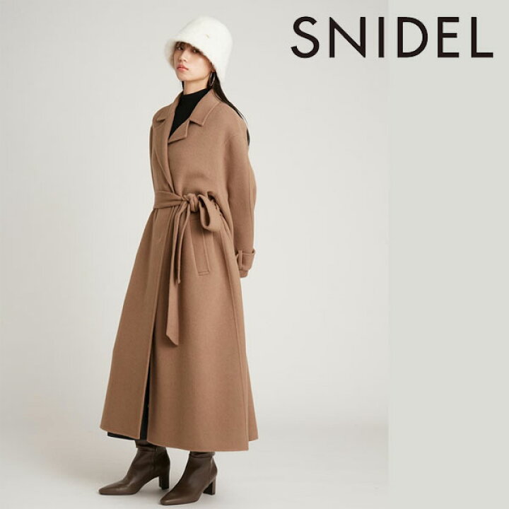 《即納》スナイデル SNIDEL 22aw2nd ウールテーラーカラーリバーコート レディース アウター コート リバーコート ロング丈 長袖 ウール 防寒対策 クラシカル デイリー モード ガーリー フェミニン シンプル 着回し お出掛け デート swfc225003 |