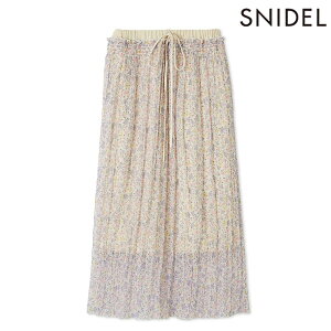 �ySALE50%OFF�z�y���[�z �X�i�C�f�� SNIDEL �{�g���X ���b�V���[�v���[�c���C���[�h�X�J�[�g �����O�� swfs252042