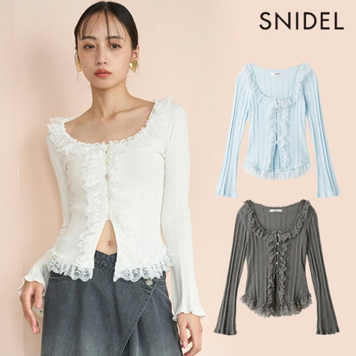 楽天市場】【新作10%OFF】【即納】 スナイデル SNIDEL トップス 25春夏  