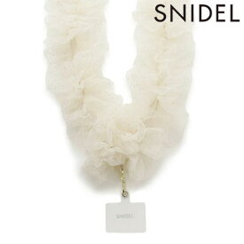 【SALE10%OFF】 【即納】 スナイデル SNIDEL 小物 24春夏 ドットチュールスマホショルダー ストラップ swgg242649