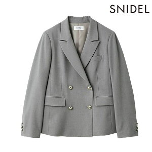 �ySALE10%OFF�z�y���[�z�X�i�C�f�� SNIDEL �A�E�^�[ 26�t�� Sustainable�_�u���u���X�g�W���P�b�g ���� �I�t�B�X �H�D swfj261077