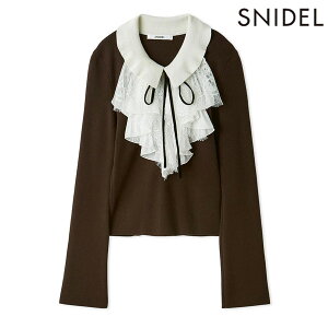 �y�V���������Z�[��20%OFF�z�y���[�z�X�i�C�f�� SNIDEL 26�t�� �g�b�v�X Sustainable���C���[�h���b�t���j�b�g�v���I�[�o�[ ���� �~�h���� swnt255124