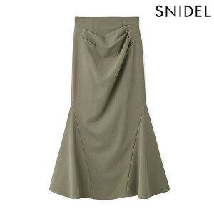 �y�V���������Z�[��10%OFF�z�y���[�z �X�i�C�f�� SNIDEL �{�g���X 26�t�� Sustainable�h���[�v�}�[���C�h�X�J�[�g �����O�� swfs261238