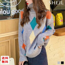 楽天市場 タートルネックニットセーター レディースの通販