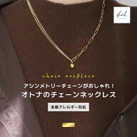 【20時スタート！全品対象 50％OFFクーポン】 ネックレス 金属アレルギー つけっぱなし アシンメトリー …