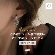 【本日！1点 5％OFFクーポン！2点なら25％！P5倍】 ピアス 金属アレルギー シンプル ストーン フープピア…