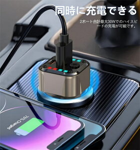 ydv&LEDFC~z  [d VK[\Pbg 2|[g USB & USB C PD65W+QC30W /}[d/12V/24V ԑΉ USB ԍڏ[d iPhone/android/iPad