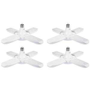 LED�K���[�W���C�g LED�y���_���g���C�g 4�Z�b�g 60W 6000LM E26���� �V�[�����O���C�g5���� �X�[�p�[���~�l �p�x���߉\
