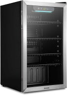 【全商品1000円OFF！✨4/11迄！】Shelddi 冷蔵庫 小型 93L おしゃれ 透明ガラス ミニ冷蔵庫 静音 コンパ…