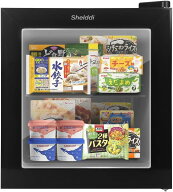 【全商品1000円OFFクーポン✨15日まで!】【中身が見える】Shelddi ミニ冷凍庫 小型 家庭用 35L 透明ガラ…