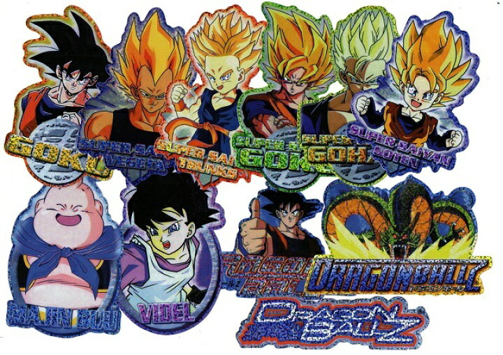 楽天市場】☆USA直輸入品 ドラゴンボールZステッカー11枚セット【送料 