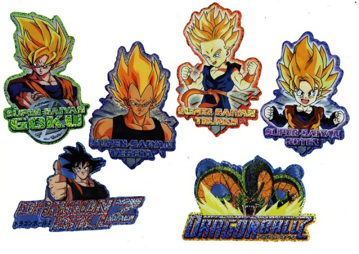 楽天市場】☆USA直輸入品 ドラゴンボールZステッカー11枚セット【送料 