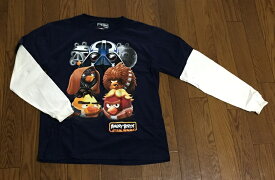 ☆USA直輸入品　アングリーバード×スターウォーズコラボ ボーイズ長袖 Tシャツ☆