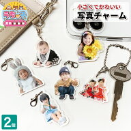 【送料無料】写真 チャーム 2個 セット 3cm 4cm うちの子最高 写真入り 名入れ フォトチャーム ストラッ…