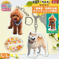 【マラソン限定 1個増量】 写真 キーホルダー 犬 ペット 1個 写真キーホルダー 写真入り アクリルスタン…