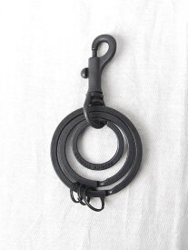 PATRICK STEPHAN | パトリックステファン // Metal key holder 'trirings'" #174AAO12 ＜キーリング／キーホルダー＞ - BLACK