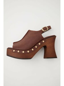 �ySALE�^30%OFF�z�yViVi�f�ځzPLATFORM WOOD �T���_�� MOUSSY �}�E�W�[ �V���[�Y�E�C �T���_�� �u���b�N �u���E���yRBA_E�z�y���������z[Rakuten Fashion]