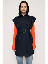 【SALE／60%OFF】OVERSIZED TRENCH ベスト SLY スライ トップス ベスト・ジレ ネイビー ホワイト【RBA_E】【送料無料】[Rakuten Fashion]