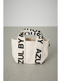 【SALE／10%OFF】AZUL LOGO CANVAS TOTE BAG AZUL BY MOUSSY アズールバイマウジー バッグ その他のバッグ ホワイト ブラック【RBA_E】[Rakuten Fashion]