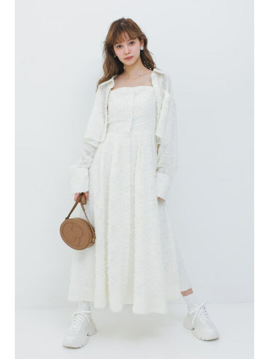 楽天市場】【SALE／40%OFF】クロップドSH SETベアOP rienda リエンダ 