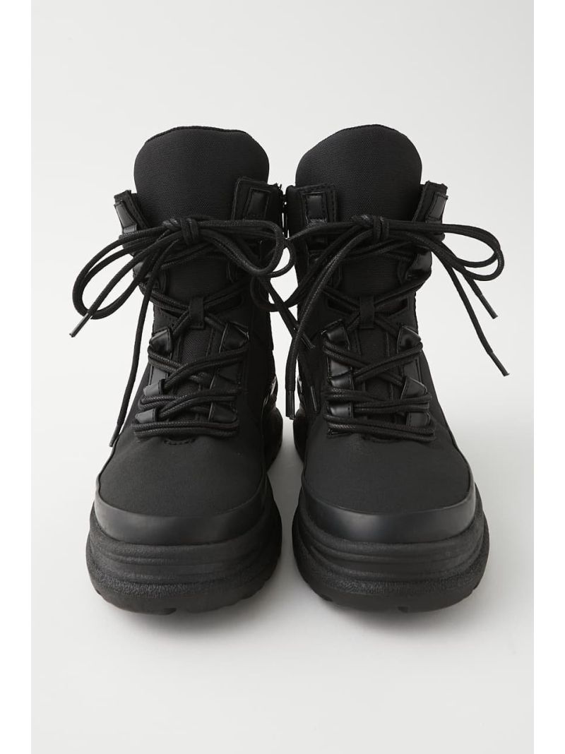 【SALE／20%OFF】DOUBLE SHOELACES ブーツ MOUSSY マウジー シューズ・靴 その他のシューズ・靴 ホワイト  ブラック【RBA_E】【送料無料】[Rakuten Fashion] | シェルターウェブストア