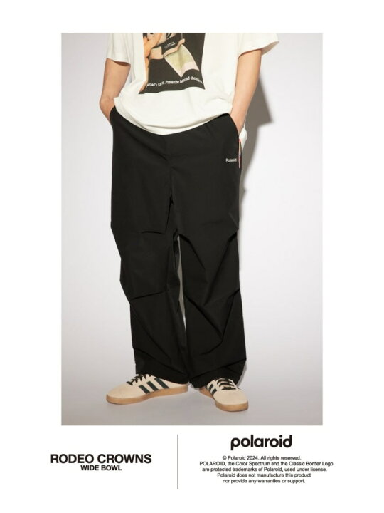 楽天市場】【SALE／20%OFF】Polaroid ラインパンツ RODEO CROWNS WIDE 