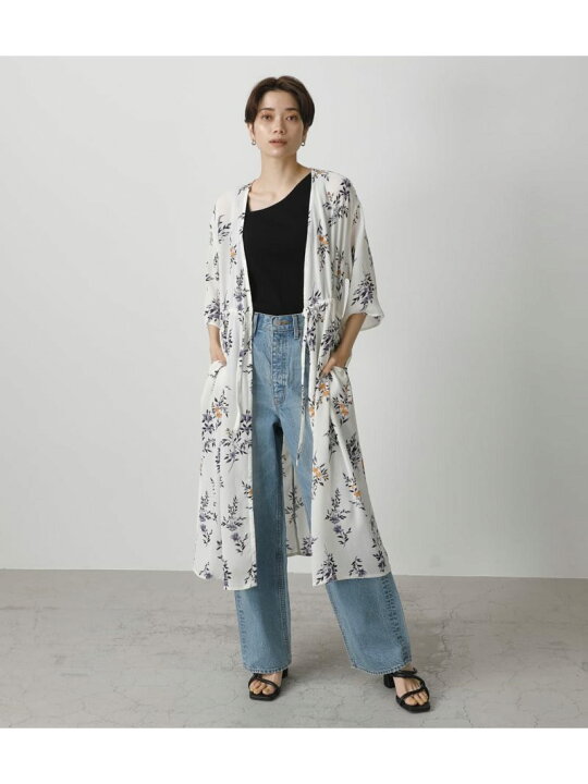 楽天市場 Sale 50 Off Flower Gown Azul By Moussy アズールバイマウジー ニット カーディガン ホワイト ブラック Rba E Rakuten Fashion シェルターウェブストア